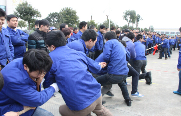 龙腾国际举办“迎新春”拔河比赛