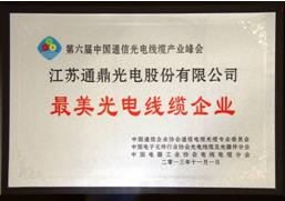 稳中求进 创新升级 健康发展 ——龙腾参加第六届中国通信光电线缆产业峰会暨表彰大会