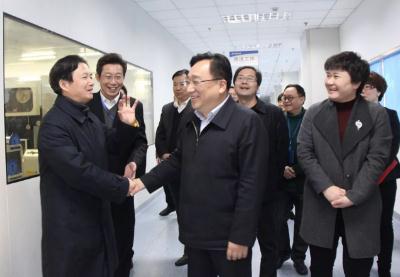吴江区委书记沈国芳一行莅临龙腾调研指导