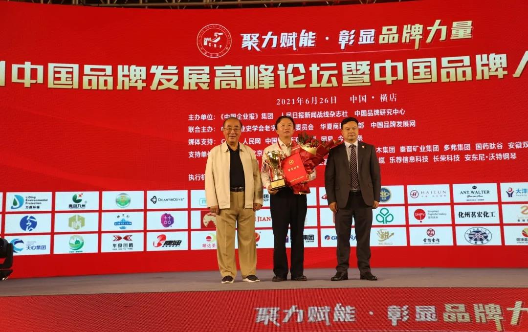 聚力赋能 彰显品牌力量丨龙腾国际董事局主席沈小平获2021品牌强国年度人物